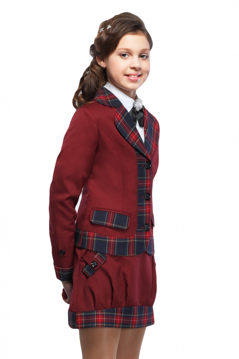 Анютка Пиджак 36-42 Бордо