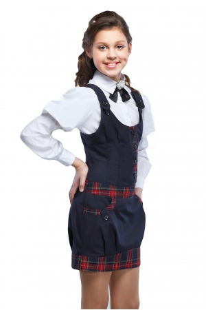 Анютка Сарафан 36-42 Синий (кл.сине-борд.)