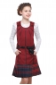 Леся Сарафан 28-34 Бордо (кл.сине-борд.)