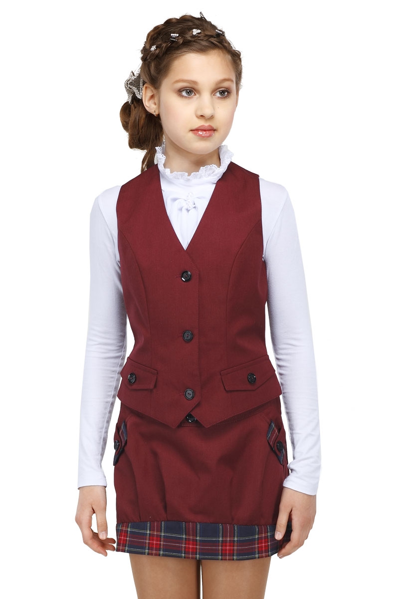 Анютка Юбка 32-34 Бордо (кл.сине-борд.)